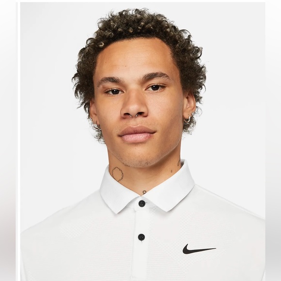 Nike Dri-fit White Golf Polo - Picture 2 of 5